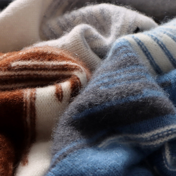 Muški džemper od 100% vune, okrugli ovratnik, debela Jacquard pletenina, široka silueta