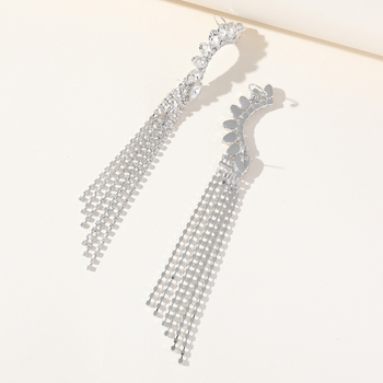 Ženske naušnice s rhinestones, dijamantni premaz, geometrijski dizajn