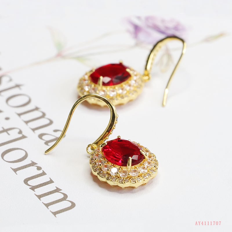 Staklene geometrijske naušnice, elektroplating, egzotičan stil, za žene