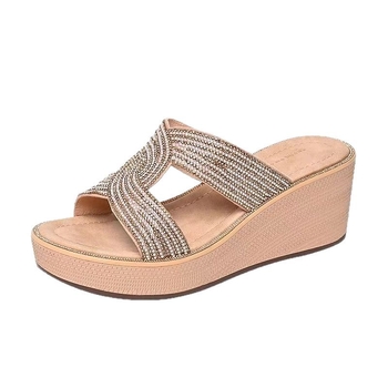 Ženske ljetne PU sandale, gornji PU, unutarnji PU, PU potplat, okrugla prst, ležerni stil