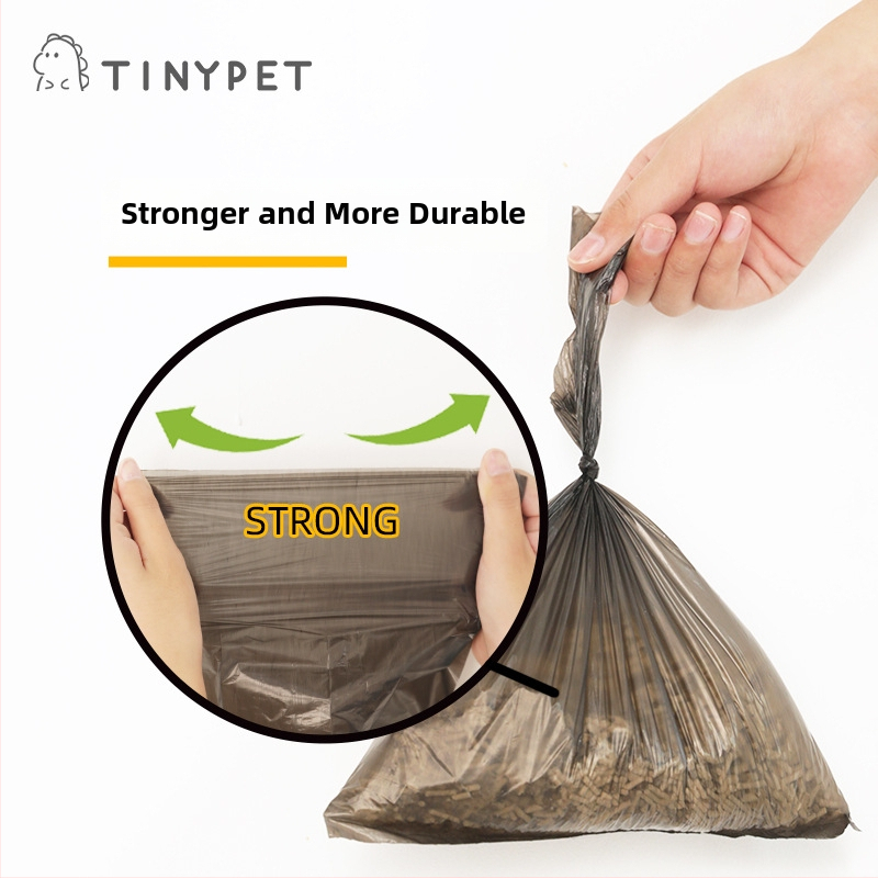 Τσάντες αποβλήτων κατοικίδίων, με επίπεδο άνοιγμα, βιοδιασπώμενες, παχυσμένες, 180 τεμάχια ανά κουτί