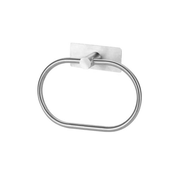 Kružni držač za ručnike od nehrđajućeg čelika, lak završna obrada, nosivost 100, stil laganog luksuza