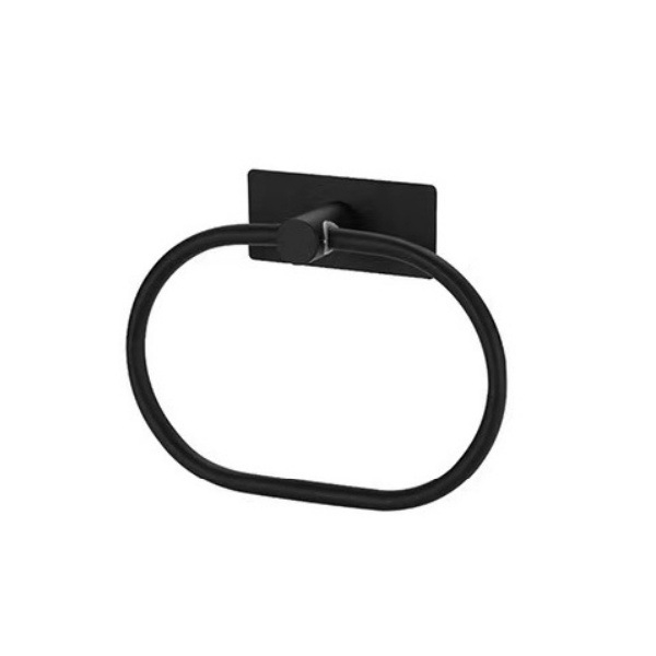 Kružni držač za ručnike od nehrđajućeg čelika, lak završna obrada, nosivost 100, stil laganog luksuza