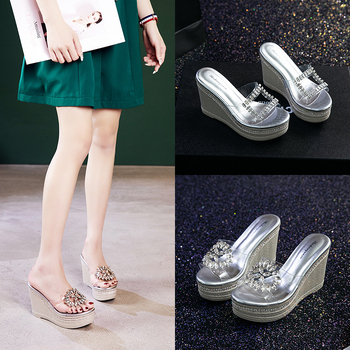 Ženske sandale u korejskom stilu s otvorenim prstom, potplat od poliuretana, gornji dio od plastike