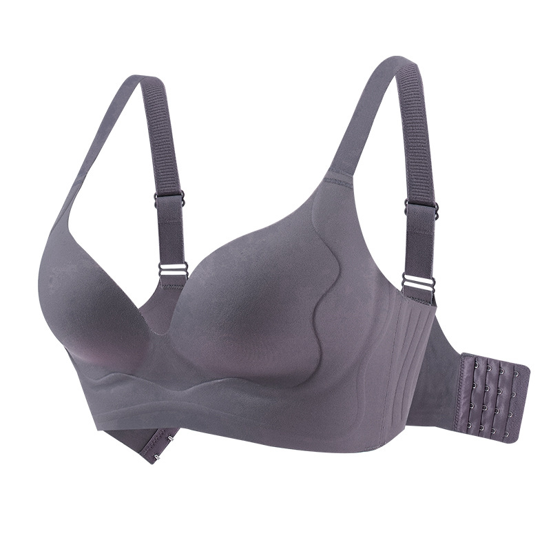 Oblikujući grudnjak s podizanjem dojki, potpuno košarica, tanke oblikovane košarice, stražnji zatvarač s četiri reda kopči, fiksne dvostruke naramenice
