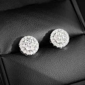 Fülbevalók - réz, elektroplakált felület, geometriai forma, kód E6871, elegáns nőknek