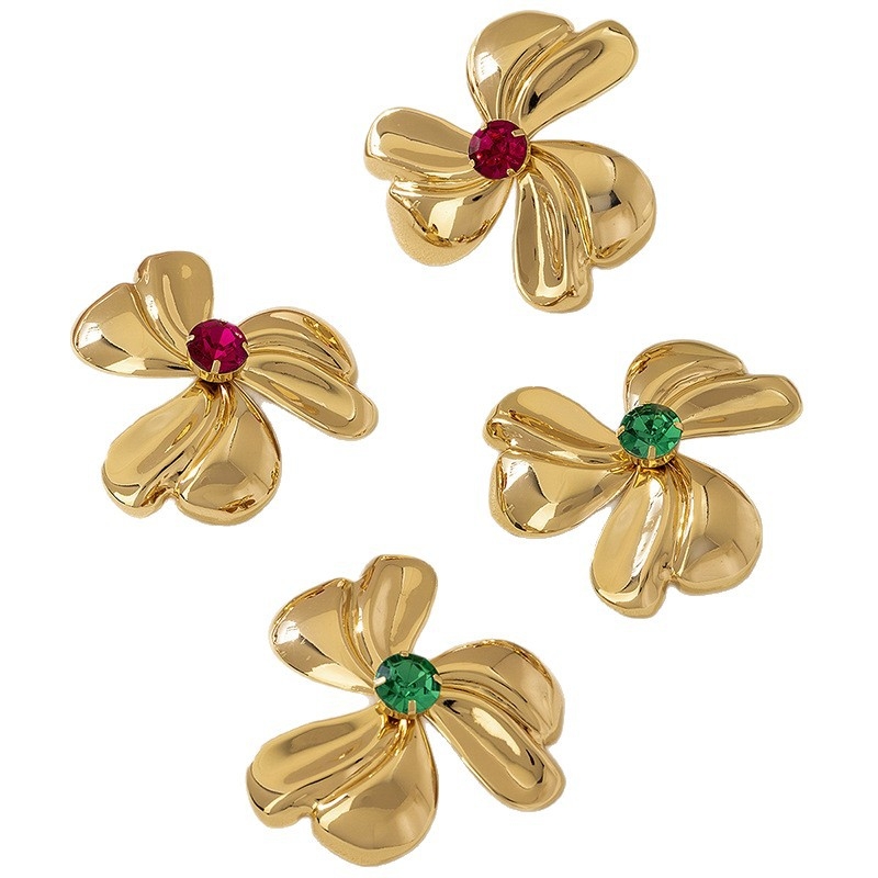 Geometriai formájú fülbevalók ötvözetből, elektroplakálás, rozsdamentes acél fülpálcák, márka Nothing (Anyag: ötvözet; Eljárás: elektroplakálás; Forma: geometriai; Fülpálcák: rozsdamentes acél; Márka: Nothing)