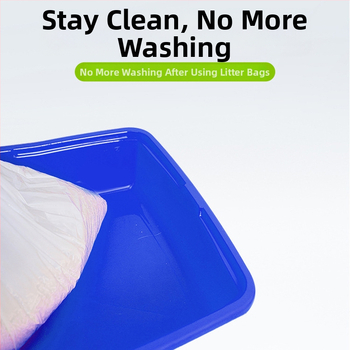 Τσάντα απορριμμάτων γάτας και περιττωμάτων με κορδόνι – μιας χρήσης, παχιά, ανθεκτική στη φόρτωση από PE