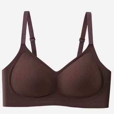 Bezšivne grudnjake za žene s velikim dojkama — bez žice, 3/4 kupa, tanke oblikovane košarice, prozračna najlonska tkanina, stražnje kopčanje s tri reda kopči