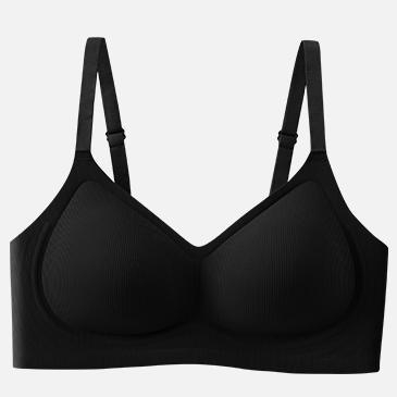 Bezšivne grudnjake za žene s velikim dojkama — bez žice, 3/4 kupa, tanke oblikovane košarice, prozračna najlonska tkanina, stražnje kopčanje s tri reda kopči