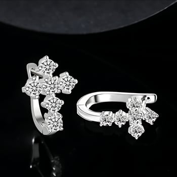 Медни кръстовидни обици с U-образна геометрия, електроплатирани, унисекс, пуск през пролетта 2025.