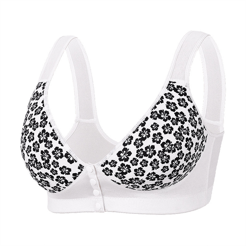 Bustier u stilu veste s prednjim zatvaračem, bežični, otisak, poliester, 3/4 košarica, tkanina svila-pamuk