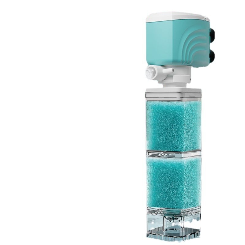 Пластмасов филтър за аквариум с циркулационна система и филтърна матрица — марка New Show, не се внася