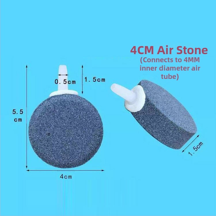 Аквариумен аератор – въздушен диск за мехури, силика, 30 г, атомизирани мехури