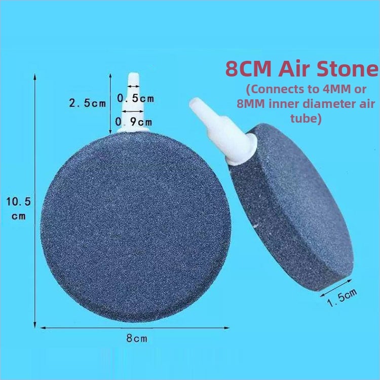 Аквариумен аератор – въздушен диск за мехури, силика, 30 г, атомизирани мехури