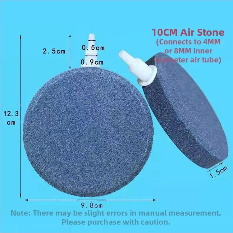 Аквариумен аератор – въздушен диск за мехури, силика, 30 г, атомизирани мехури