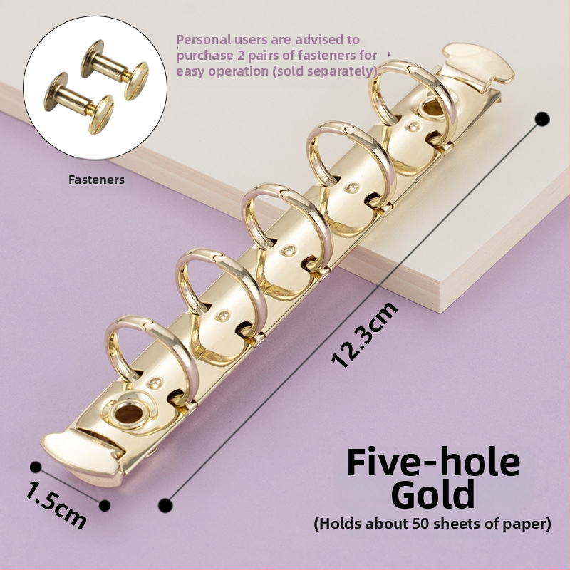 Dacheng μεταλλικός κλιπ φακέλων με μακρύ άκρο – για φακέλους με πέντε οπές