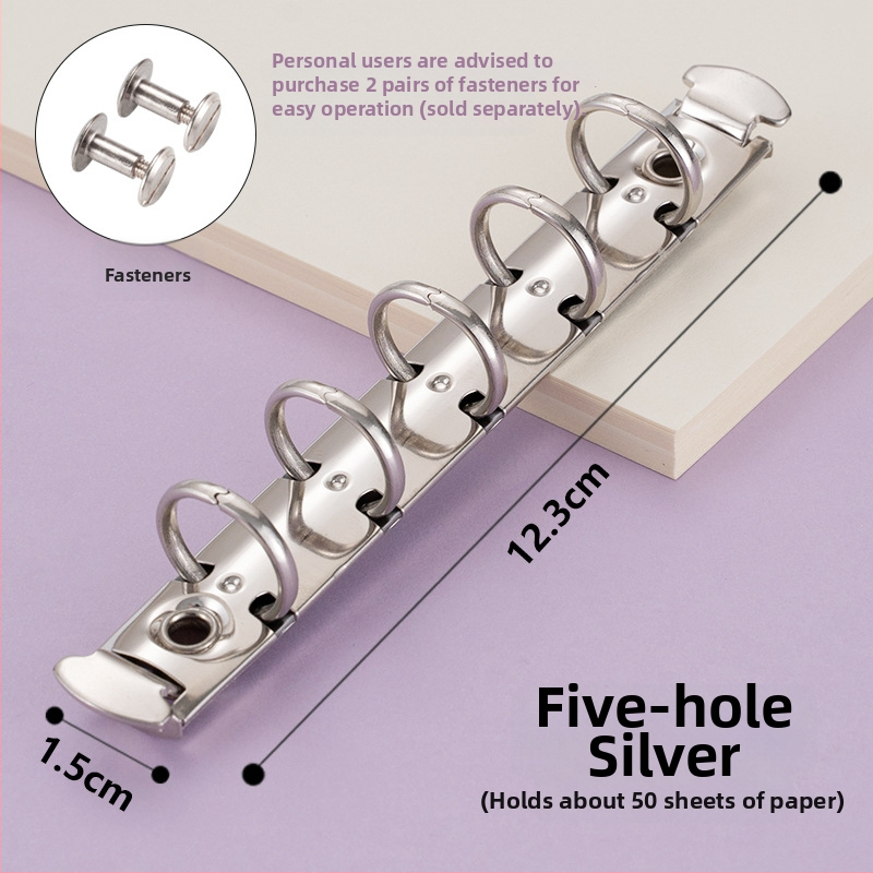 Dacheng μεταλλικός κλιπ φακέλων με μακρύ άκρο – για φακέλους με πέντε οπές