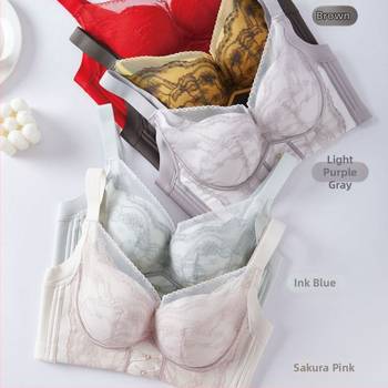 Jin Shiyi melltartó, 3/4 kosár, közepes formázó kosár, Nylon-Spandex fő anyag, fémgyűrű nélkül