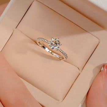 Geometrijski bakreni prsten s elektroplatiranim završetkom, ženski modni nakit