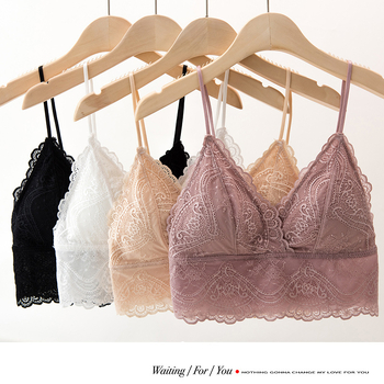 Σουτιέν γαλλικού στυλ με δαντέλα, χωρίς μεταλλικούς κρίκους, με πλήρες κάλυμμα και λεπτό διαμορφωμένο κύπελλο, νάιλον ύφασμα, σταθερές διπλές τιράντες, διαπνέον, όμορφη πλάτη