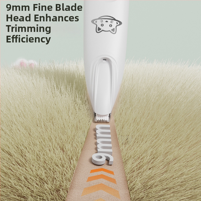 Κοπτικό τρίμερ για κατοικίδια — πλήρως αδιάβροχο, επαναφορτιζόμενο ηλεκτρικό εργαλείο κοπής για γάτες και σκύλους, Musang king, ABS