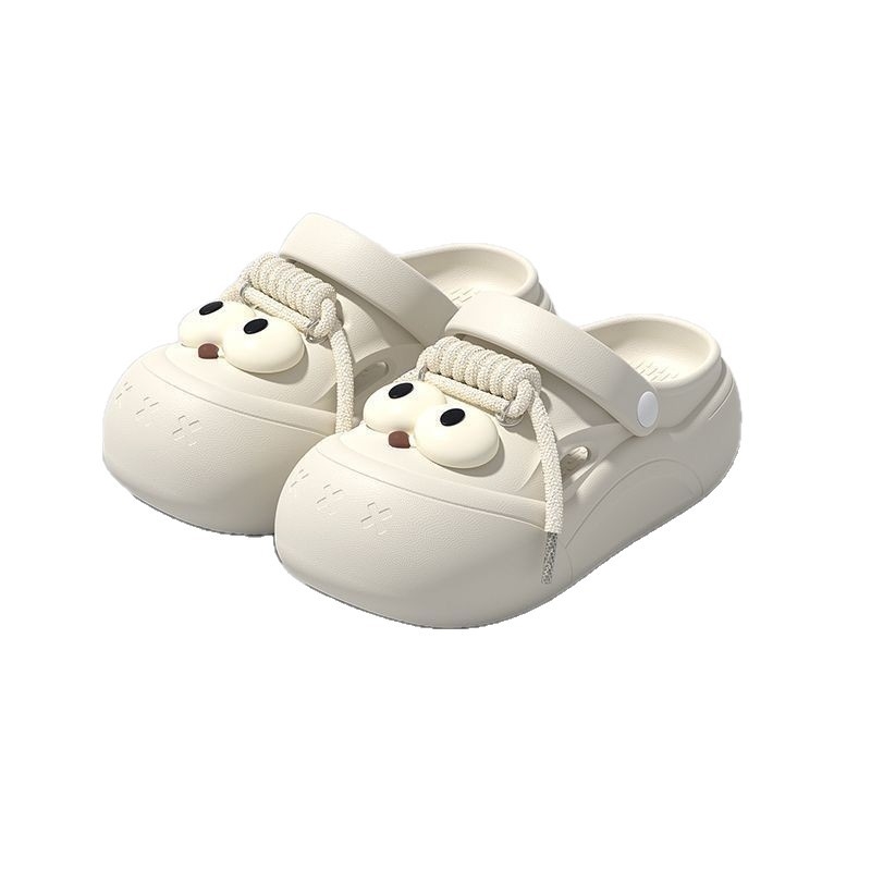 Ženske Crocs‑stila ljetne sandale s zatvorenim prstom, neklizajućom potplatom, sladak crtani dizajn, debela 3 cm potplata, bez mirisa stopala