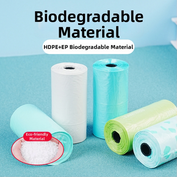 Τσάντες αποβλήτων κατοικίδιων – HDPE, στυλ ανοίγματος με επίπεδο άνοιγμα, συμβατικό πάχος, Jinchi 01