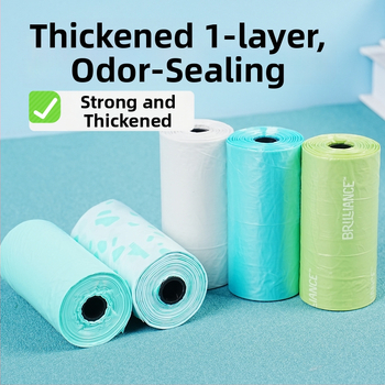 Τσάντες αποβλήτων κατοικίδιων – HDPE, στυλ ανοίγματος με επίπεδο άνοιγμα, συμβατικό πάχος, Jinchi 01