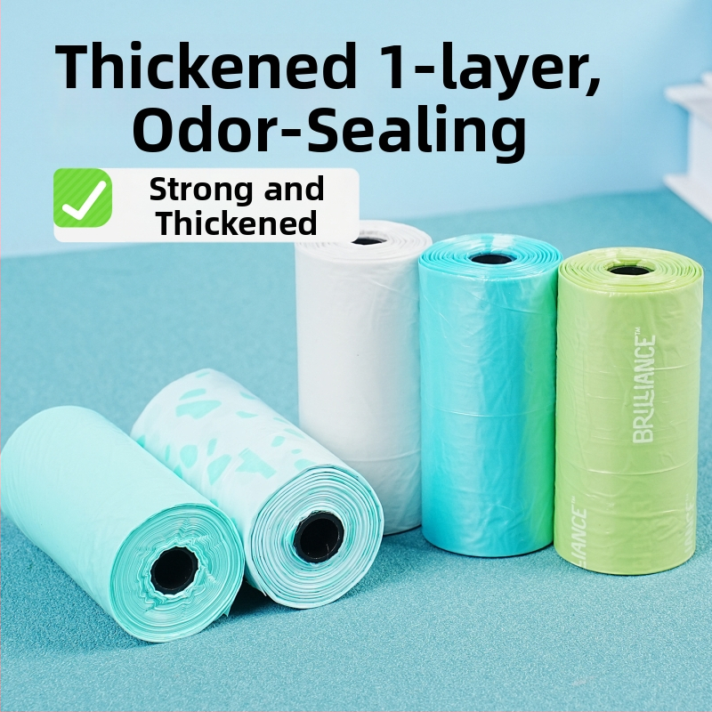 Τσάντες αποβλήτων κατοικίδιων – HDPE, στυλ ανοίγματος με επίπεδο άνοιγμα, συμβατικό πάχος, Jinchi 01