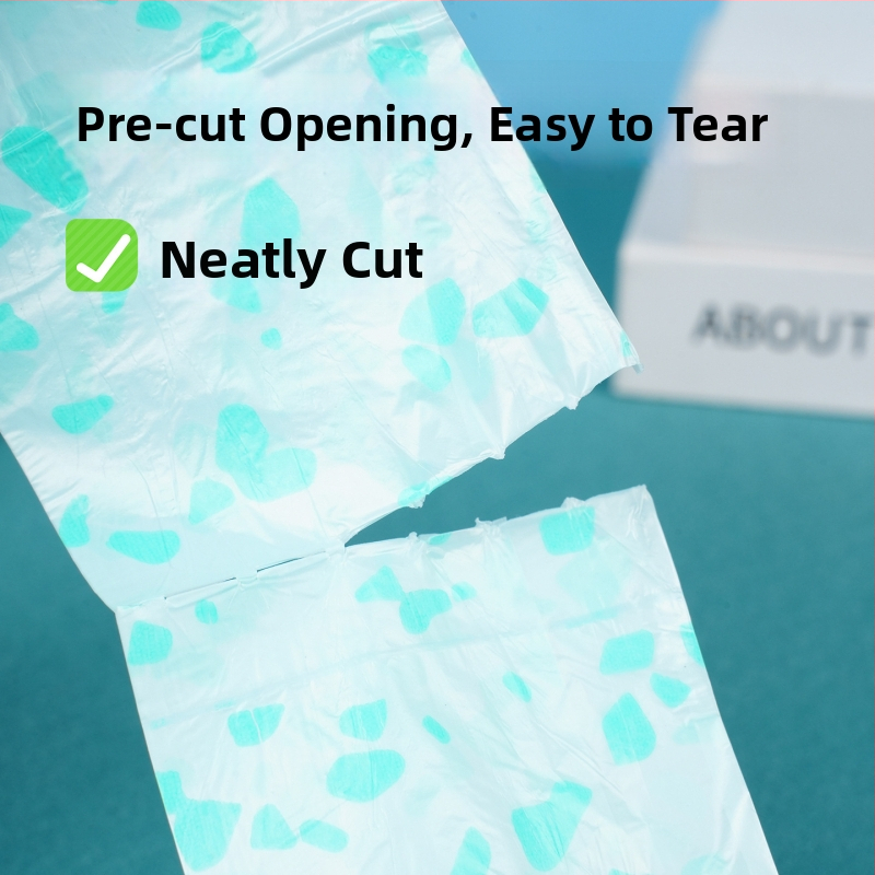 Τσάντες αποβλήτων κατοικίδιων – HDPE, στυλ ανοίγματος με επίπεδο άνοιγμα, συμβατικό πάχος, Jinchi 01