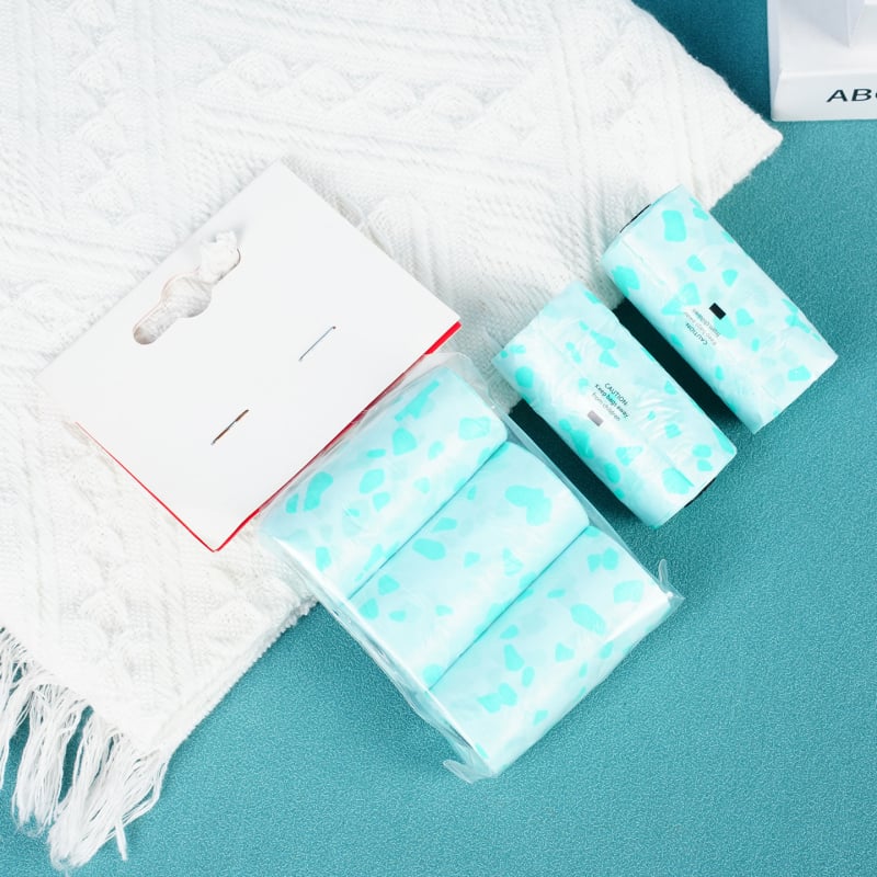 Τσάντες αποβλήτων κατοικίδιων – HDPE, στυλ ανοίγματος με επίπεδο άνοιγμα, συμβατικό πάχος, Jinchi 01