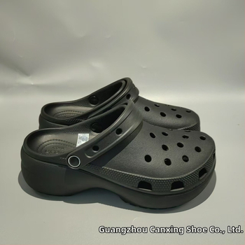 Čisto originalni Cross Crocs s rupicama u oblaku, za žene, zatvorenim prstom, debela potplat za povećanje visine, EVA