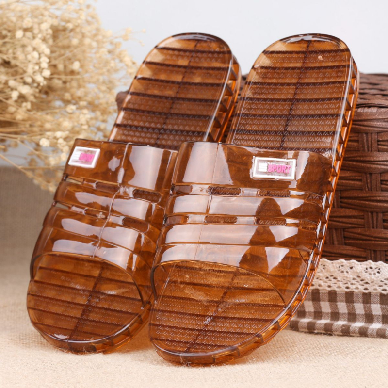 Мъжки джапанки за дом и баня, отворен пръст, PVC горна част и подметка, инжекционно формована подметка, леки и издръжливи