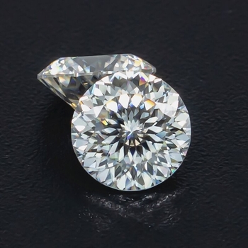 Moissanite piatră liberă rotundă, claritate VVS, material artificial, tăiere