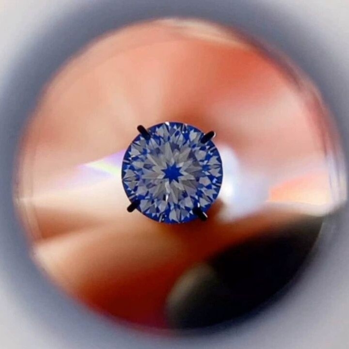 Moissanite piatră liberă rotundă, claritate VVS, material artificial, tăiere