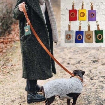 Διανομέας σακουλών σκύλου από φελτ – σχέδιο με συνεχόμενη ρολό, κατασκευασμένος στο Shenzhen, με αντικαταστάσιμο ρολό σακουλών