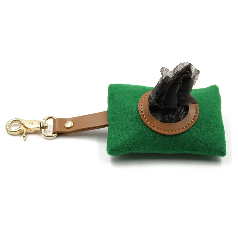 Διανομέας σακουλών σκύλου από φελτ – σχέδιο με συνεχόμενη ρολό, κατασκευασμένος στο Shenzhen, με αντικαταστάσιμο ρολό σακουλών