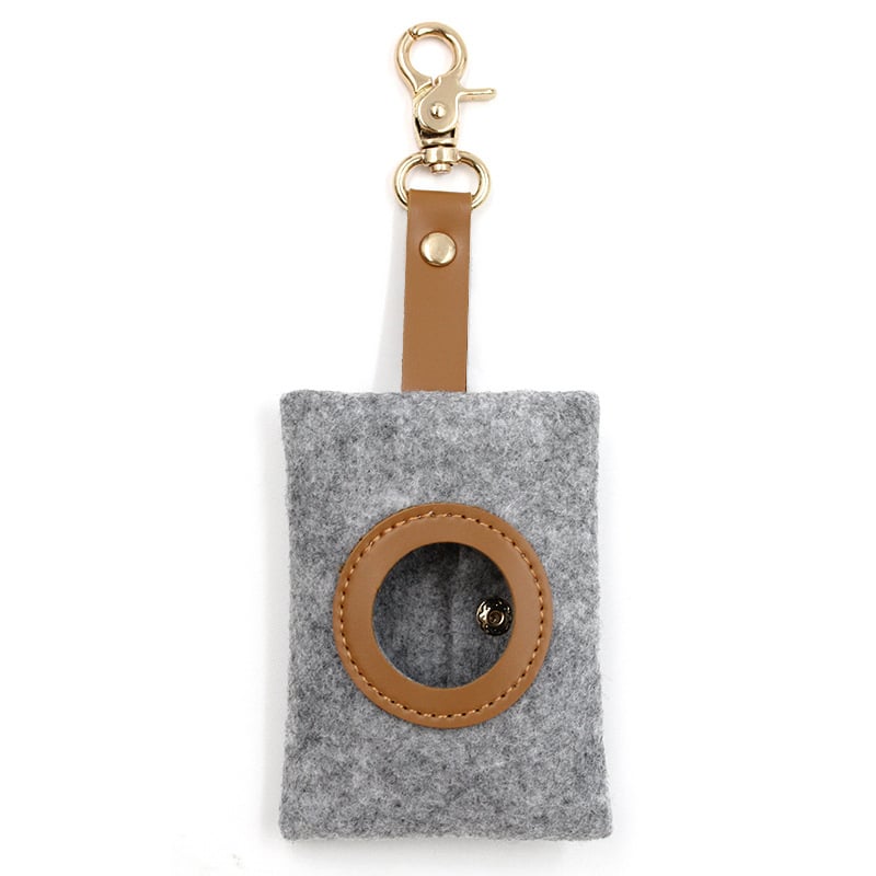 Διανομέας σακουλών σκύλου από φελτ – σχέδιο με συνεχόμενη ρολό, κατασκευασμένος στο Shenzhen, με αντικαταστάσιμο ρολό σακουλών