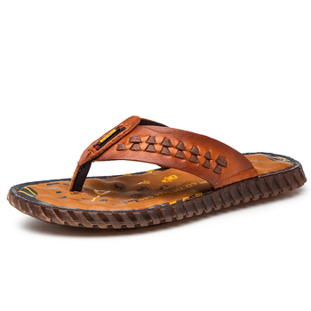 Bondstone мъжки сандали с горна част от телешка кожа, гумена подметка, стил Leisure, пришита подметка