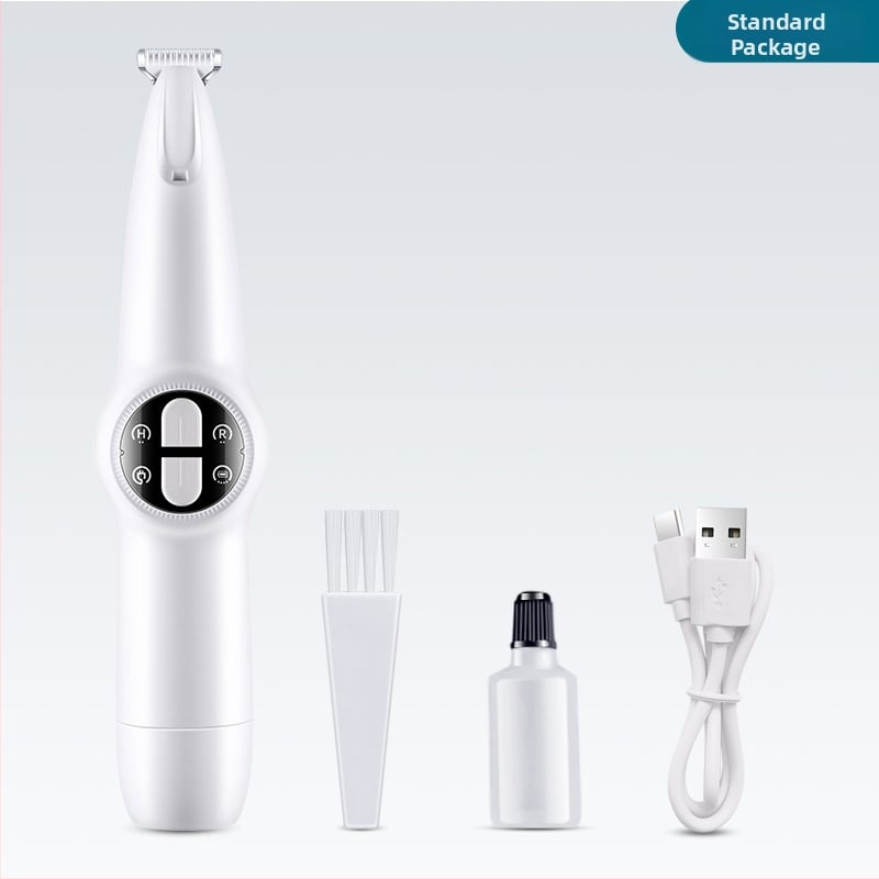 Κλιπέρ περιποίησης κατοικίδιων με LED φως – 2-σε-1 ξύρισμα και λιμάρισμα νυχιών, ABS σώμα, μάρκα South Wave Cat