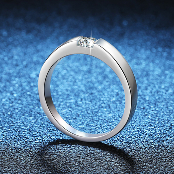 Moissanite prsten Weizi, geometrijski dizajn, proljeće 2025