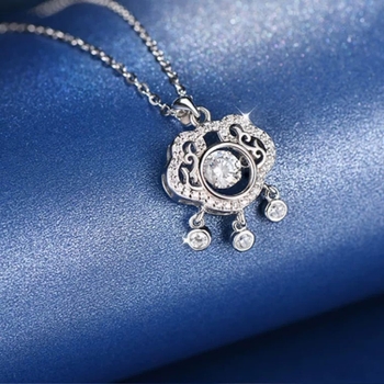 Geometrijski višeslojni lanac od bakra, elektroplating, O-lanac, rhinestones privjesak, težina 3 g, etnički stil