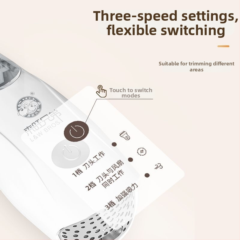 Ηλεκτρικό Κουρευτικό Σκύλων Braid Night Pet — Απορροφητικό Τριχώματος, Επαγγελματικής Κατηγορίας, Ρυθμιζόμενο σε 3 Ταχύτητες