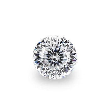 Moissanite piatră liberă rotundă, Bird's Nest Cut, 1 carat, VVS1, tăietură cu 100 fețe