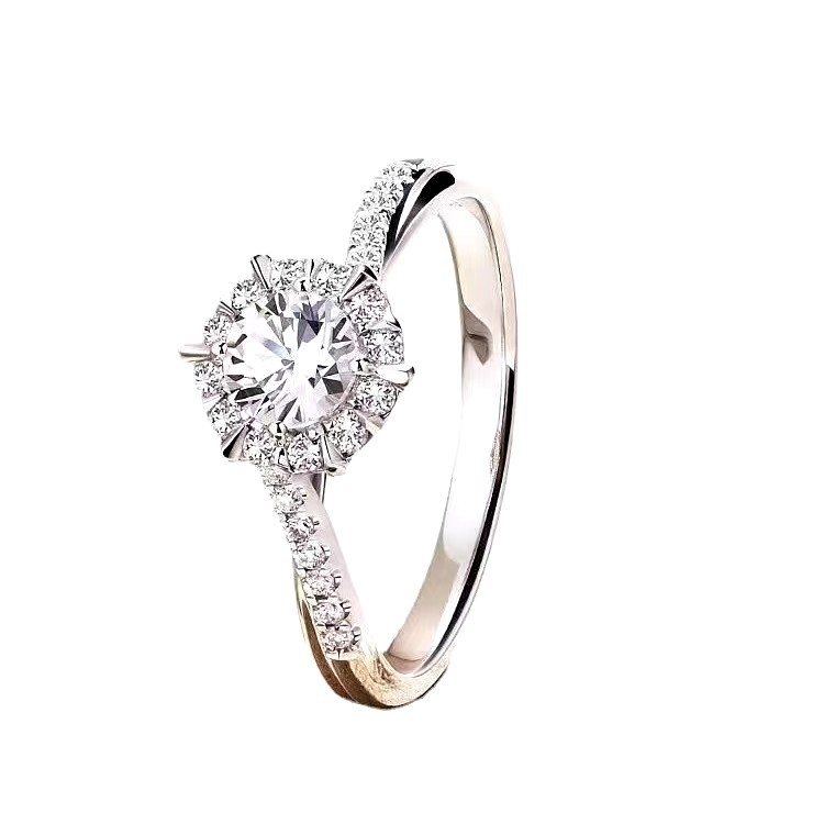 Inel din cupru, stil floral, marca Iisi love, finisaj Seiko