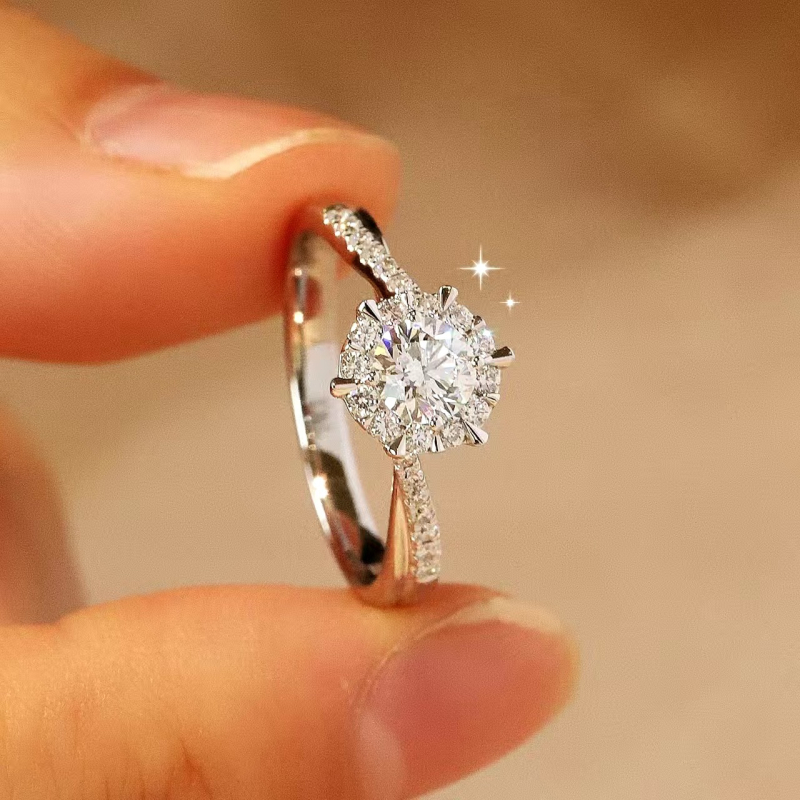 Inel din cupru, stil floral, marca Iisi love, finisaj Seiko