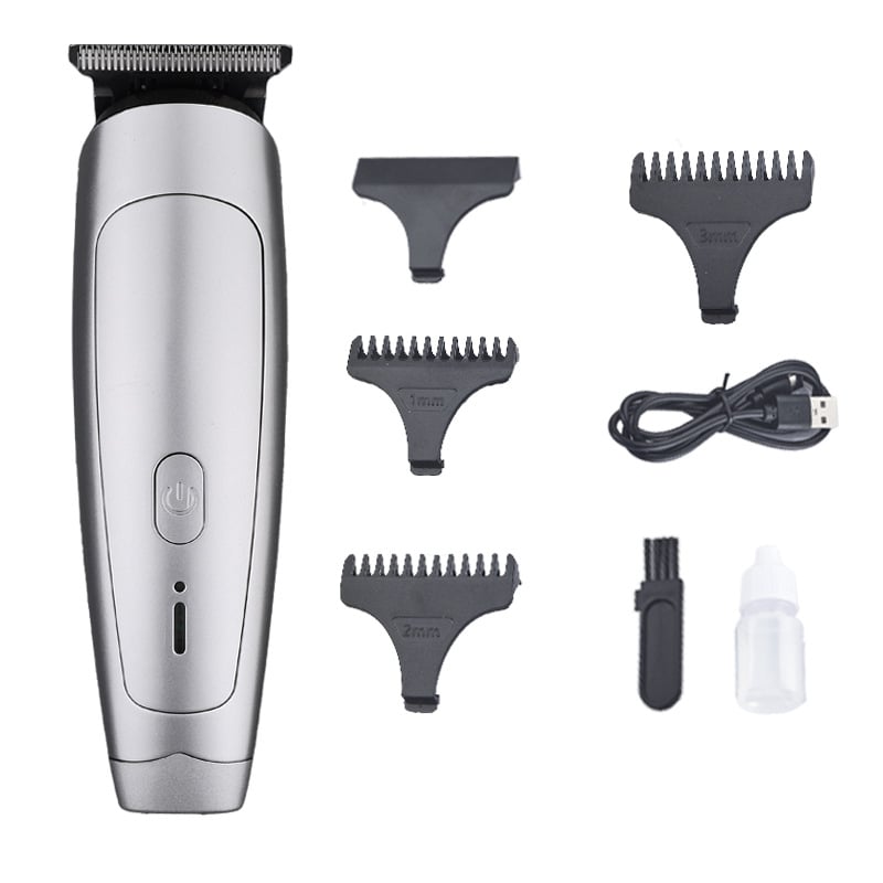 Електрическа машинка за подстригване - водоустойчива, вградена батерия 500-800 mAh, четков мотор, ножове от неръждаема стомана, отстраняваема и миеща се глава за подстригване