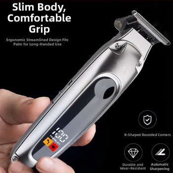 Elektrický kadernícky stroj V-839 – nabíjateľný, kefový motor, nerezové čepele, zabudovaná batéria 1200–2000mAh, plášť s nástrekom, všeobecné použitie, nie je vodeodolný