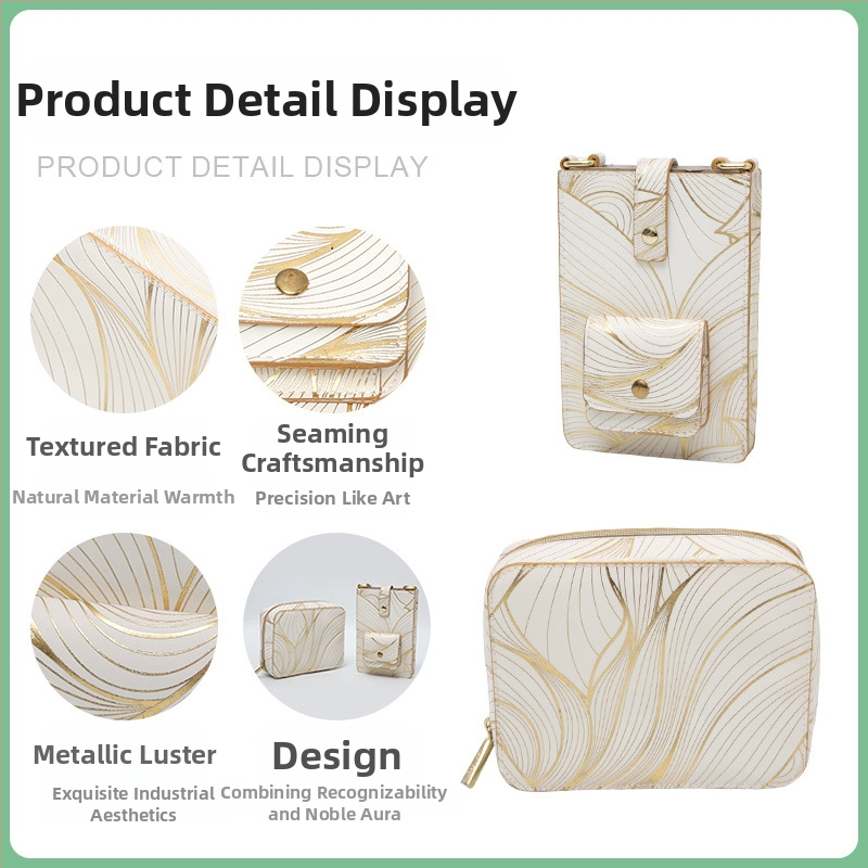 Τσαντάκι μακιγιάζ από PU δέρμα, κάθετης τετράγωνης μορφής, φερμουάρ, επένδυση πολυεστέρα